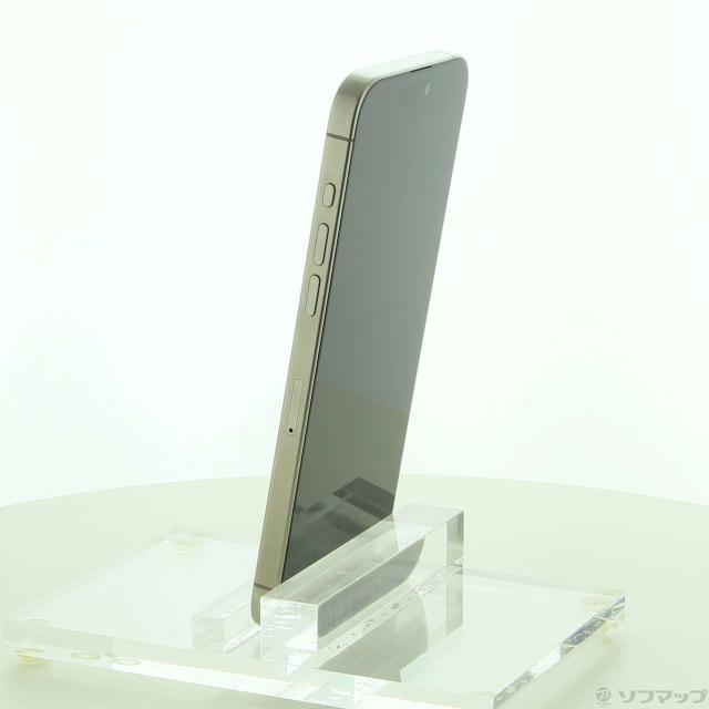 (中古)Apple iPhone15 Pro Max 256GB ナチュラルチタニウム MU6R3J/A SIMフリー(377-ud)
