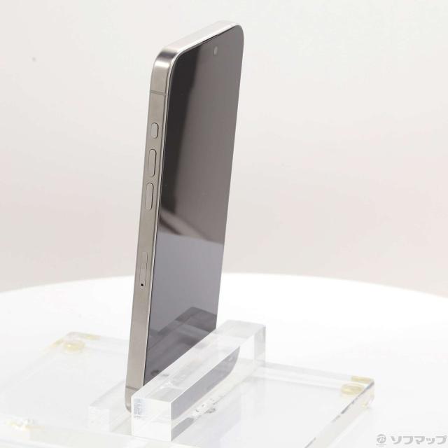 (中古)Apple iPhone15 Pro Max 256GB ホワイトチタニウム MU6Q3J/A SIMフリー(368-ud)