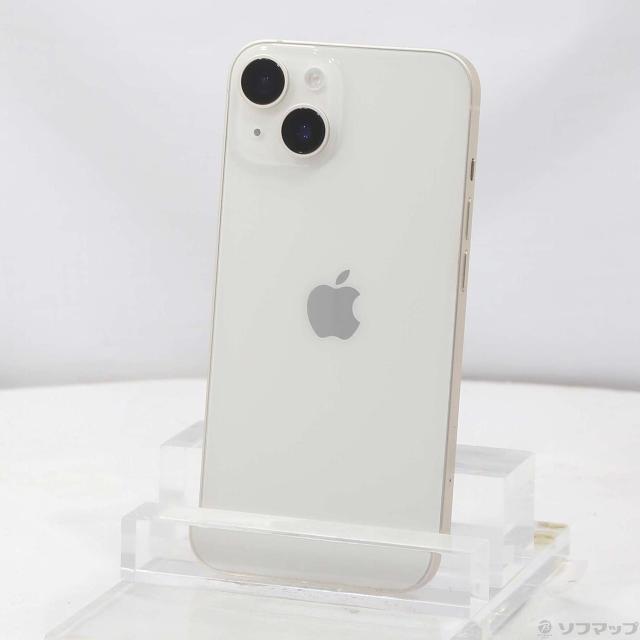 (中古)Apple iPhone14 128GB スターライト MPUQ3J/A SIMフリー(276-ud)
