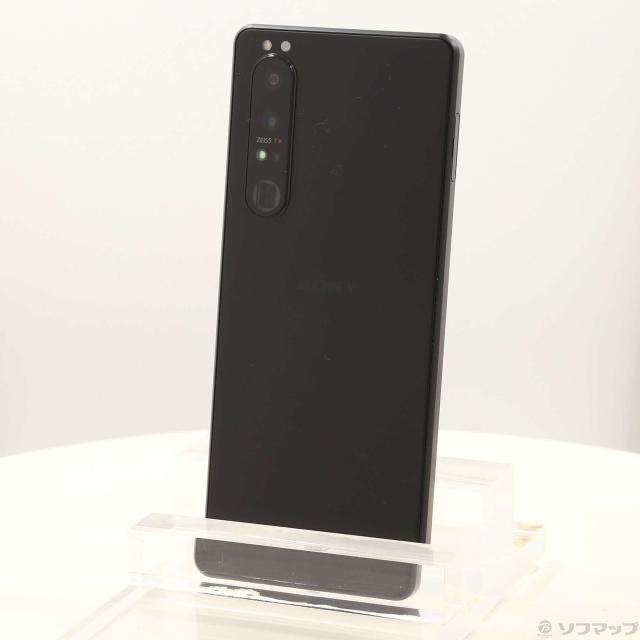 中古)SONY Xperia 1 III 256GB フロストブラック SOG03 auロック解除
