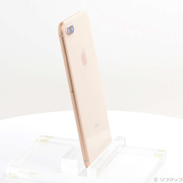 (中古)Apple iPhone8 Plus 256GB ゴールド MQ9Q2J/A SIMフリー(295-ud)_3