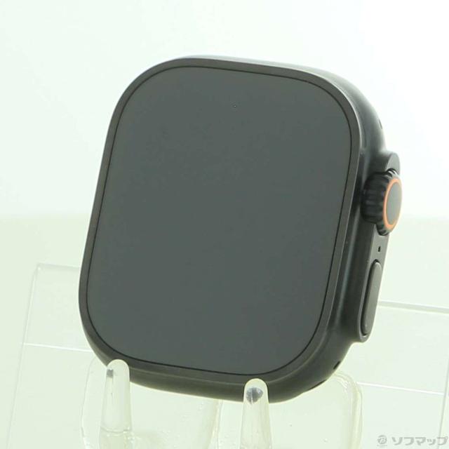 (中古)Apple (展示品) Apple Watch Ultra 2 GPS + Cellular 49mm ブラックチタニウムケース バンド無し(348-ud)