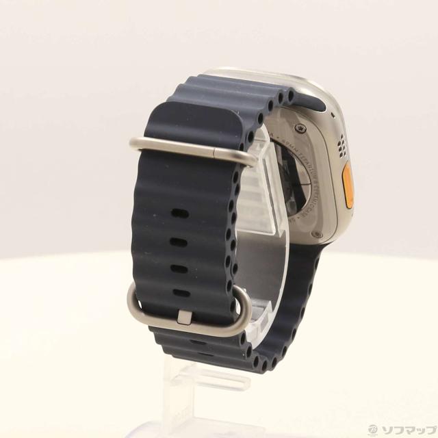 (中古)Apple Apple Watch Ultra GPS + Cellular 49mm チタニウムケース ミッドナイトオーシャンバンド(377-ud)_2