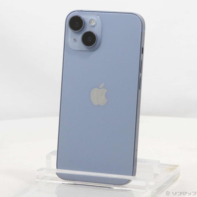 (中古)Apple iPhone14 128GB ブルー MPVJ3J/A SIMフリー(349-ud)