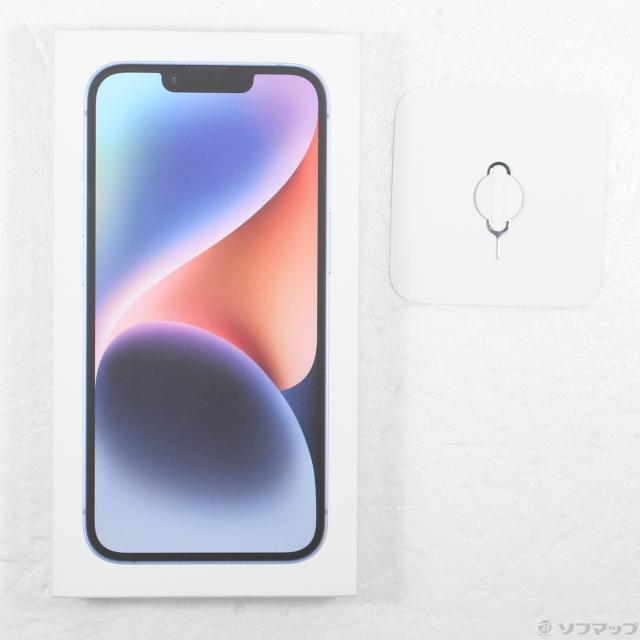 (中古)Apple iPhone14 128GB ブルー MPVJ3J/A SIMフリー(349-ud)