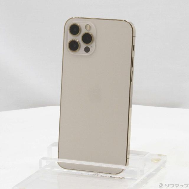 (中古)Apple iPhone12 Pro 128GB ゴールド MGM73J/A SoftBank(344-ud)