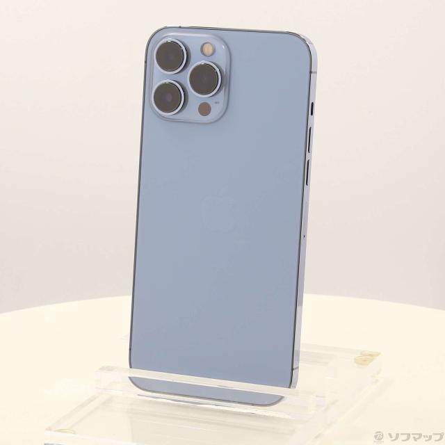 (中古)Apple iPhone13 Pro Max 256GB シエラブルー MLJD3J/A SIMフリー(344-ud)