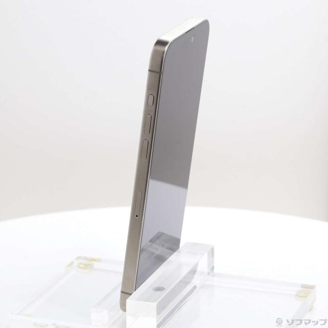 (中古)Apple iPhone15 Pro Max 256GB ナチュラルチタニウム MU6R3J/A SIMフリー(276-ud)