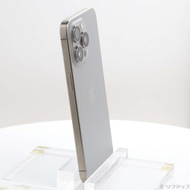 (中古)Apple iPhone15 Pro Max 256GB ナチュラルチタニウム MU6R3J/A SIMフリー(276-ud)