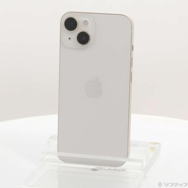 【古着屋様】iPhone14ホワイト128GB SIMフリー完動品 中古)Apple iPhone14 128GB スターライト MPUQ3J/A SIMフリー(344-ud
