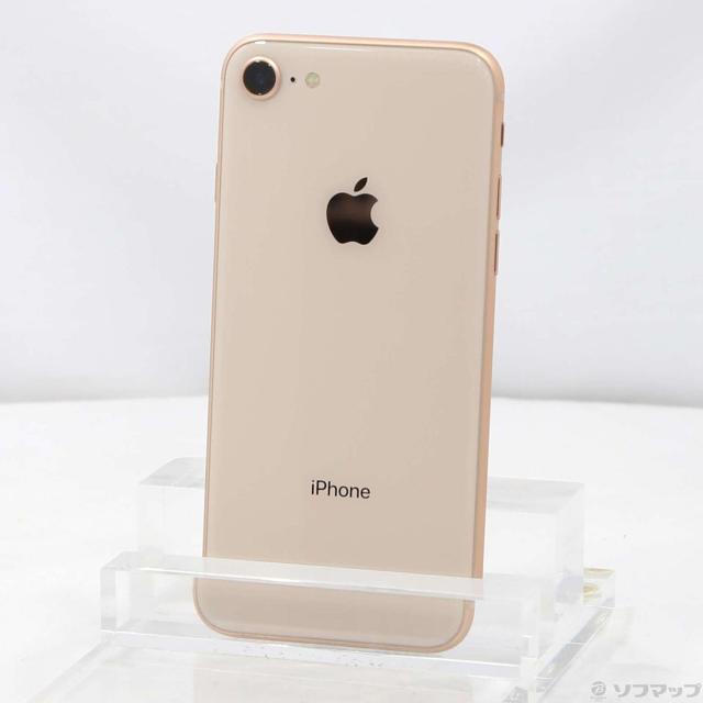 中古)Apple iPhone8 64GB ゴールド MQ7A2J/A SIMフリー(247-ud)