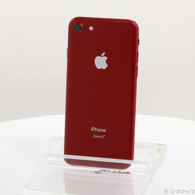 中古)Apple iPhone8 64GB プロダクトレッド MRRY2J/A SIMフリー
