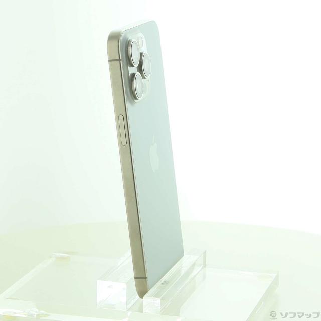 (中古)Apple iPhone15 Pro Max 256GB ナチュラルチタニウム MU6R3J/A SIMフリー(377-ud)