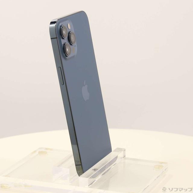 (中古)SoftBank iPhone12 Pro Max 256GB パシフィックブルー MGD23J/A SoftBank(198-ud)_3