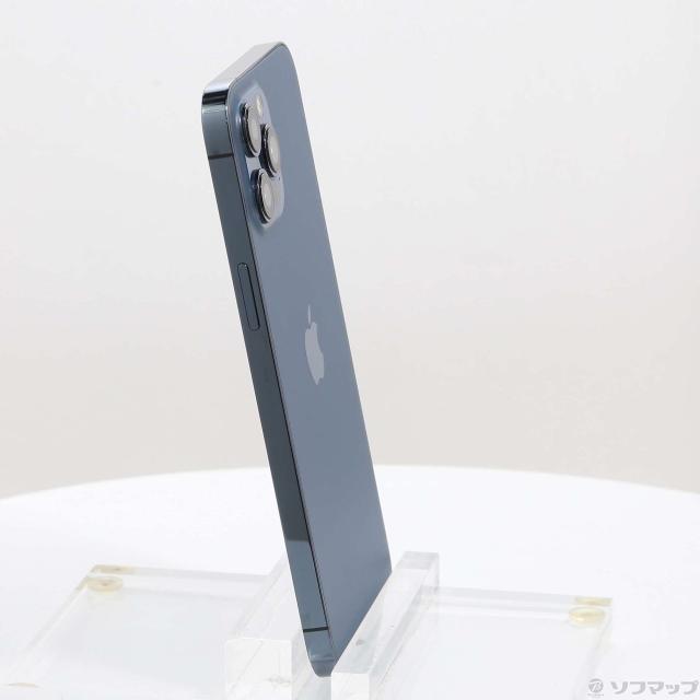 (中古)Apple iPhone12 Pro Max 512GB パシフィックブルー NGD63J/A SIMフリー(368-ud)