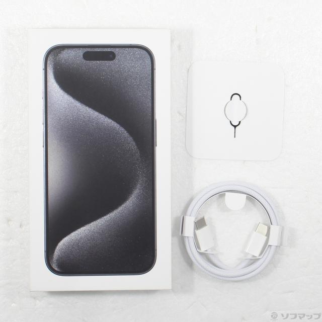 (中古)Apple iPhone15 Pro 256GB ブラックチタニウム MTUC3J/A SIMフリー(295-ud)_4