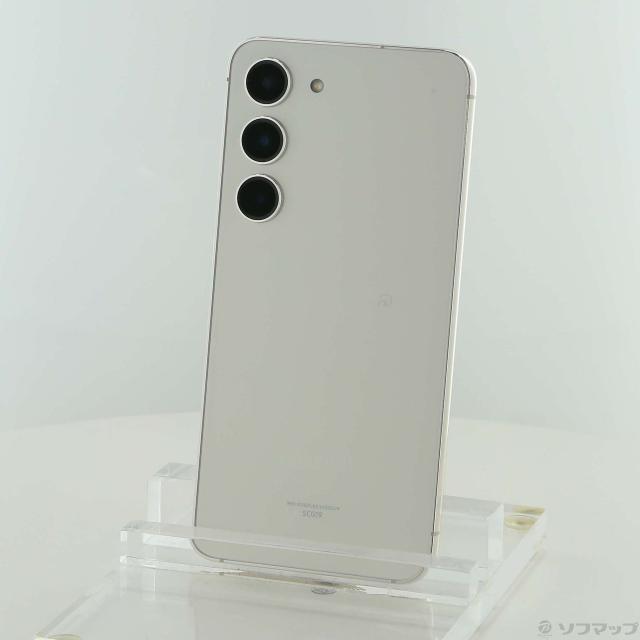 中古)SAMSUNG Galaxy S23 256GB クリーム SCG19 au SIMフリー(196-ud 