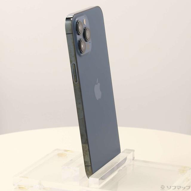 (中古)Apple iPhone12 Pro Max 256GB パシフィックブルー MGD23J/A SIMフリー(377-ud)