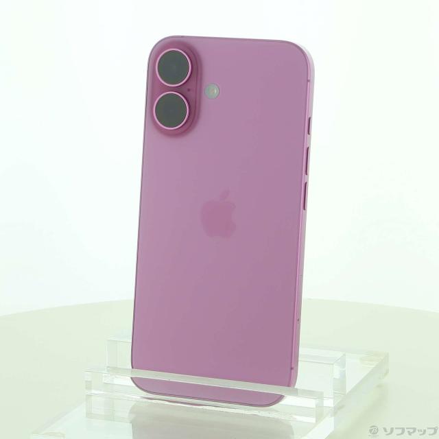 (中古)Apple iPhone16 256GB ピンク MYDY3J/A SIMフリー(276-ud)