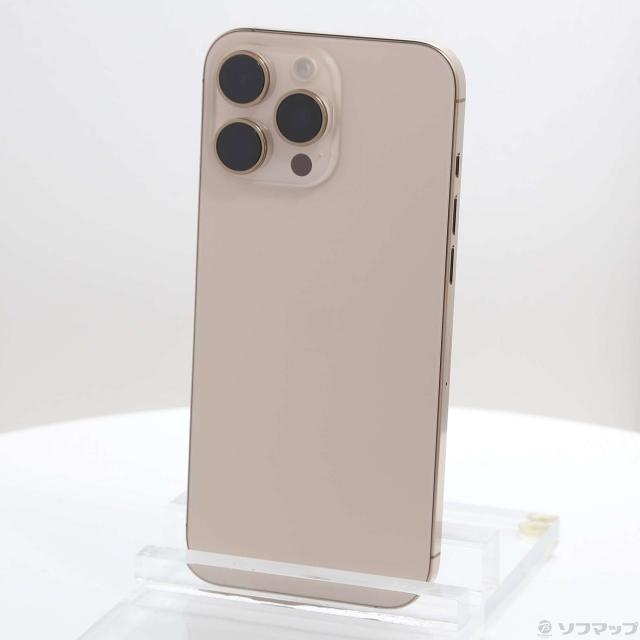 (中古)Apple iPhone16 Pro Max 512GB デザートチタニウム MYWN3J/A SIMフリー(349-ud)