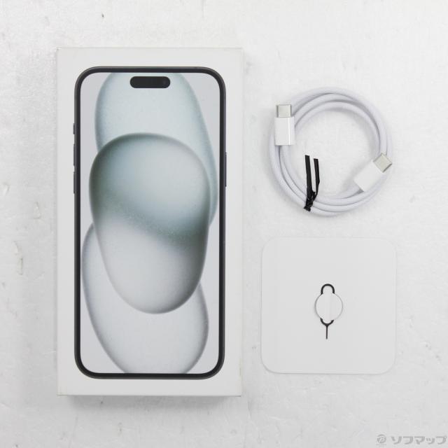 (中古)Apple iPhone15 Plus 128GB ブラック MU083J/A SIMフリー(276-ud)_4