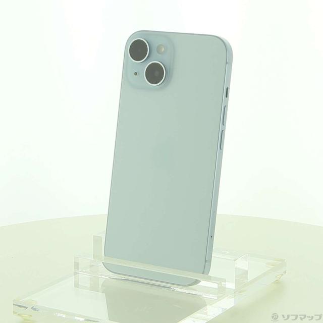 中古)Apple iPhone15 256GB ブルー MTMR3J/A SIMフリー(276-ud)