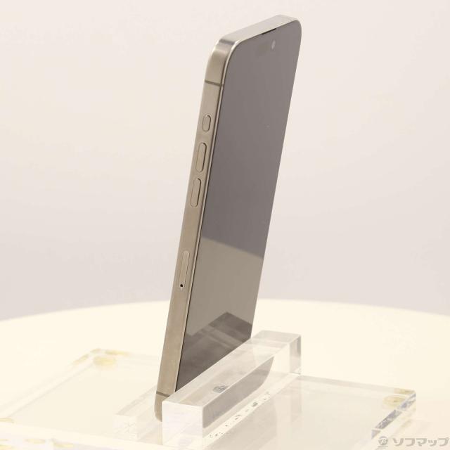 (中古)Apple iPhone15 Pro Max 256GB ナチュラルチタニウム MU6R3J/A SIMフリー(251-ud)