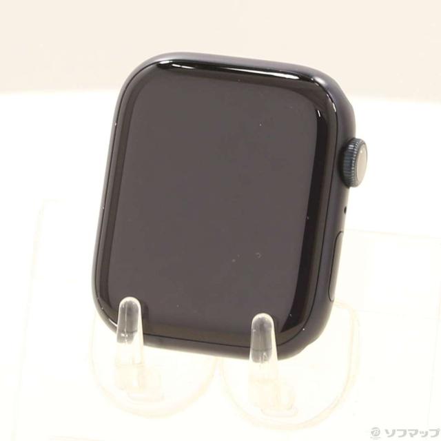 (中古)Apple Apple Watch Series 7 GPS 45mm ミッドナイトアルミニウムケース バンド無し(262-ud)