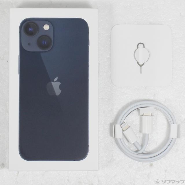 (中古)Apple iPhone13 mini 128GB ミッドナイト MLJC3J/A SIMフリー(258-ud)