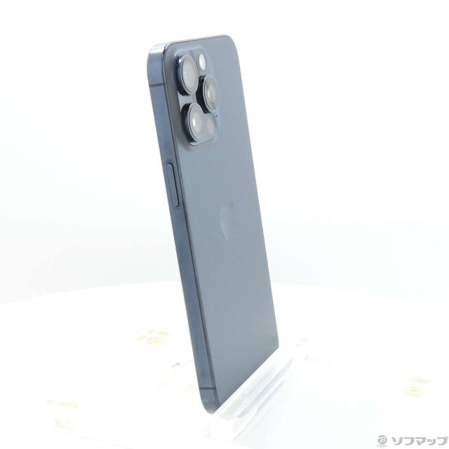 (中古)Apple iPhone15 Pro Max 256GB ブルーチタニウム NU6T3J/A SIMフリー(377-ud)