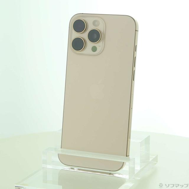 (中古)Apple iPhone16 Pro Max 512GB デザートチタニウム MYWN3J/A SIMフリー(258-ud)