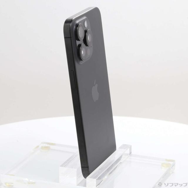 (中古)Apple iPhone15 Pro Max 256GB ブラックチタニウム MU6P3J/A SIMフリー(305-ud)