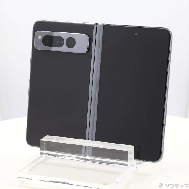 (中古)GOOGLE Google Pixel Fold 256GB オブシディアン G0B96 SIMフリー(262-ud)