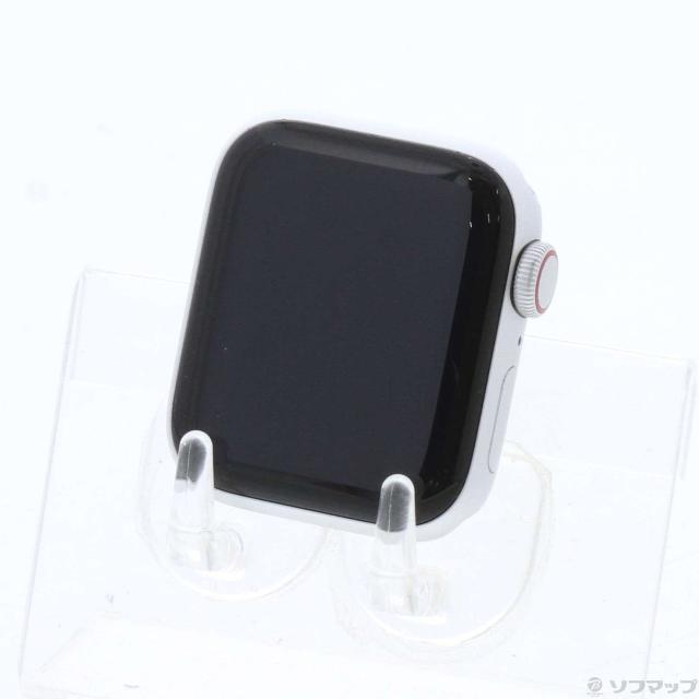 (中古)Apple Apple Watch SE 第2世代 GPS + Cellular 40mm シルバーアルミニウムケース バンド無し(297-ud)