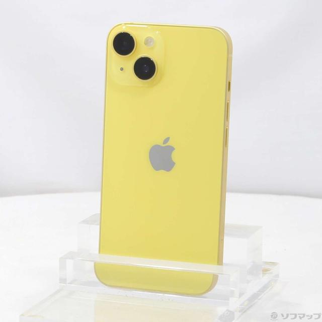 (中古)Apple iPhone14 128GB イエロー MR3Q3J/A SIMフリー(344-ud)