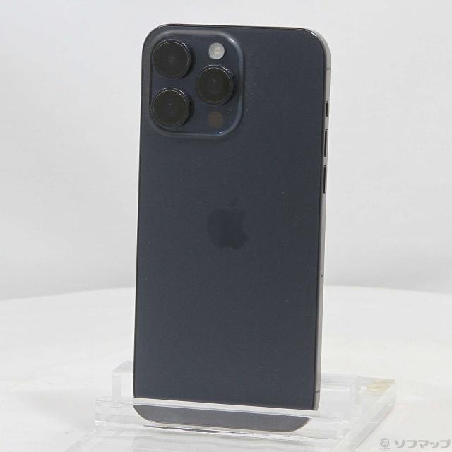 (中古)Apple iPhone15 Pro Max 256GB ブルーチタニウム MU6T3J/A SIMフリー(276-ud)