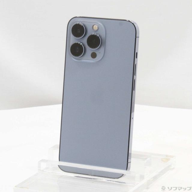 (中古)Apple iPhone13 Pro 128GB シエラブルー MLUK3J/A SIMフリー(348-ud)