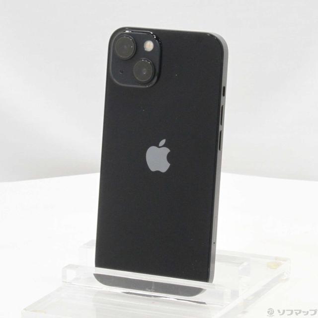 (中古)Apple iPhone13 128GB ミッドナイト MLNC3J/A SIMフリー(368-ud)