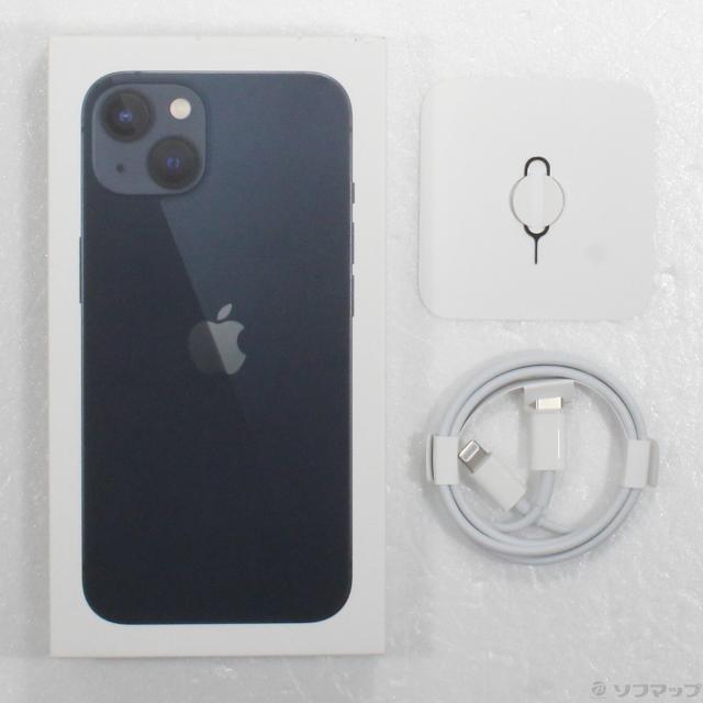 (中古)Apple iPhone13 128GB ミッドナイト MLNC3J/A SIMフリー(368-ud)_4