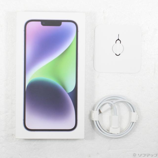 (中古)Apple iPhone14 128GB パープル MPUY3J/A SIMフリー(371-ud)_4