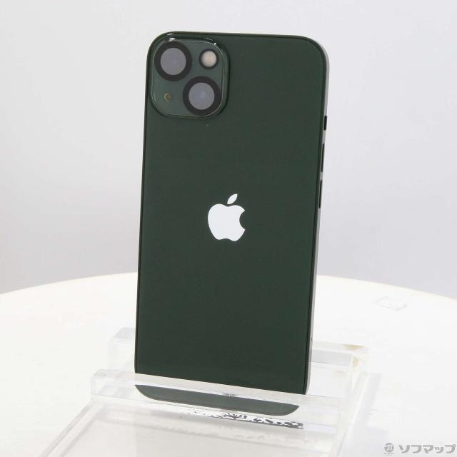 中古)Apple iPhone13 128GB グリーン MNGG3J/A SIMフリー(348-ud)