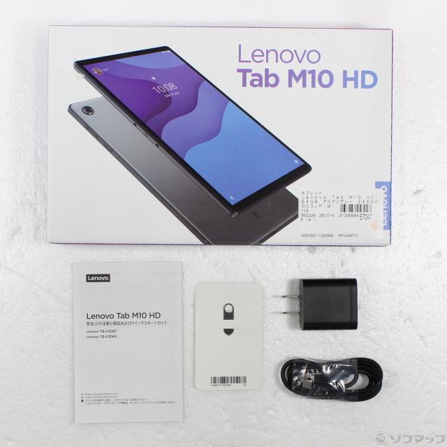 (中古)Lenovo Lenovo Tab M10 HD 64GB アイアングレー ZA6W0003JP Wi-Fi(377-ud)_4