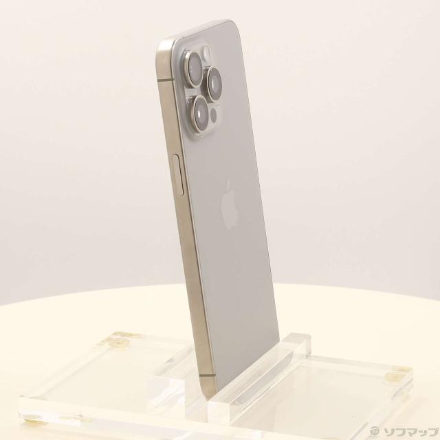 (中古)Apple iPhone15 Pro Max 256GB ナチュラルチタニウム MU6R3J/A SIMフリー(305-ud)