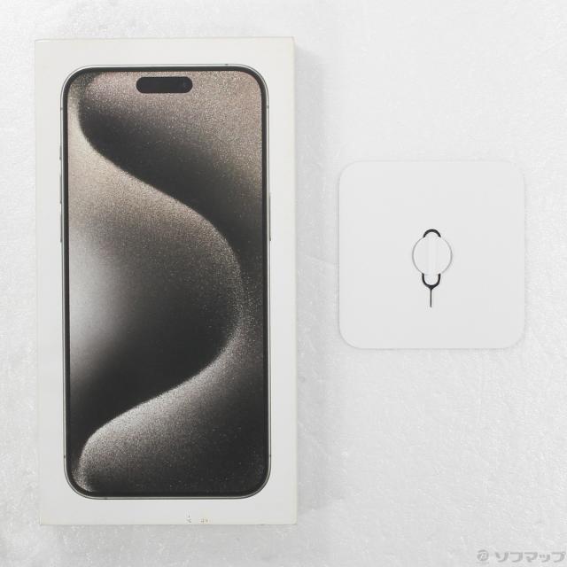 (中古)Apple iPhone15 Pro Max 256GB ナチュラルチタニウム MU6R3J/A SIMフリー(305-ud)