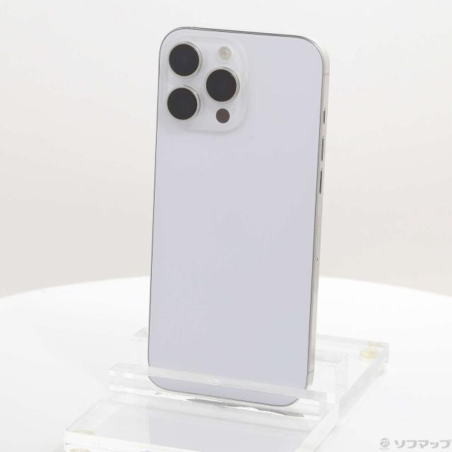 (中古)Apple iPhone16 Pro Max 256GB ホワイトチタニウム MYWH3J/A SIMフリー(297-ud)