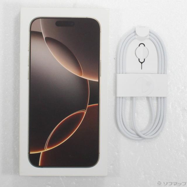 (中古)Apple iPhone16 Pro Max 256GB デザートチタニウム MYWJ3J/A SIMフリー(269-ud)_4