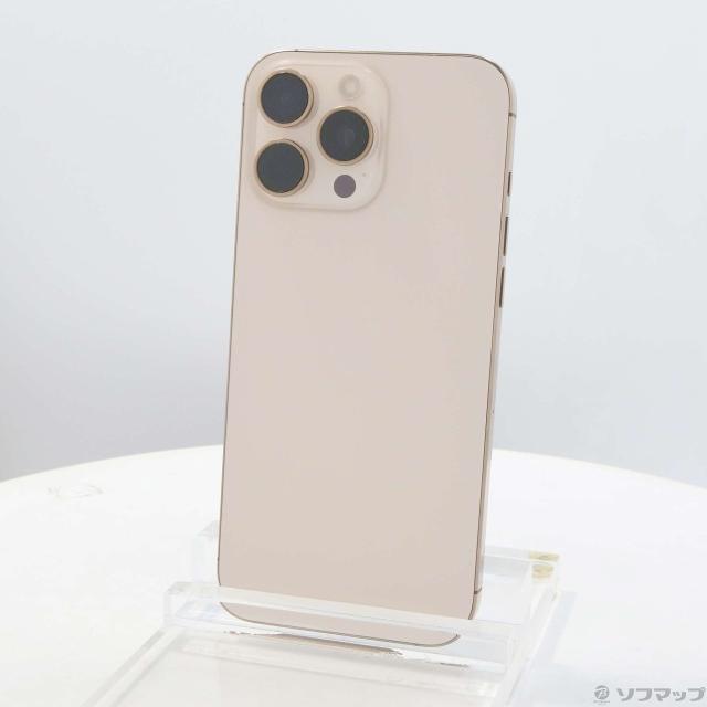 (中古)Apple iPhone16 Pro Max 512GB デザートチタニウム MYWN3J/A SIMフリー(258-ud)