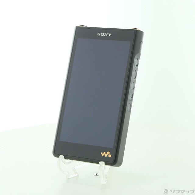 (中古)SONY WALKMAN WM1AM2 メモリ128GB+microSD ブラック NW-WM1AM2(297-ud)