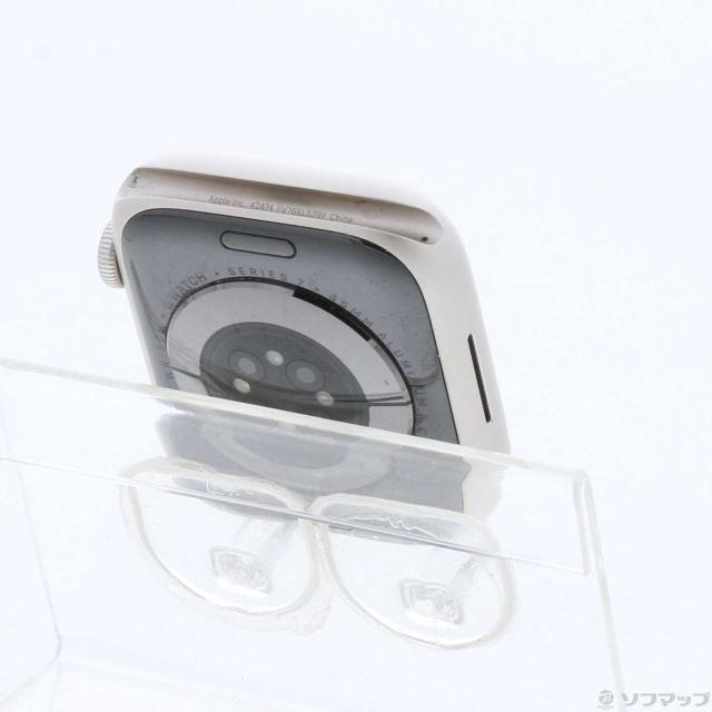 (中古)Apple Apple Watch Series 7 GPS 45mm スターライトアルミニウムケース バンド無し(269-u
