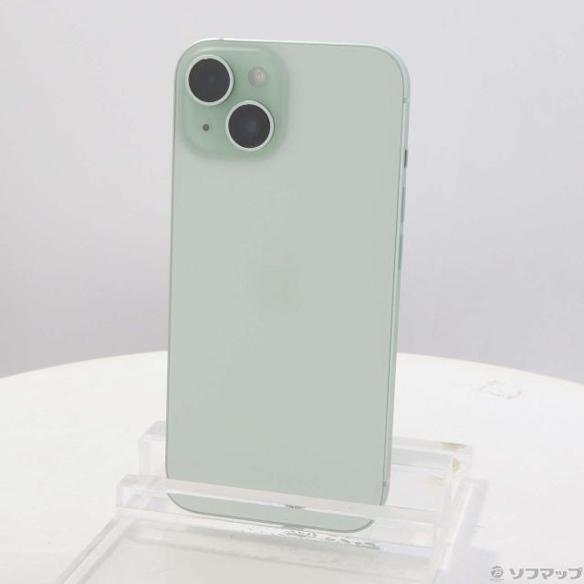 中古)Apple iPhone15 128GB グリーン MTMM3J/A SIMフリー(198-ud)